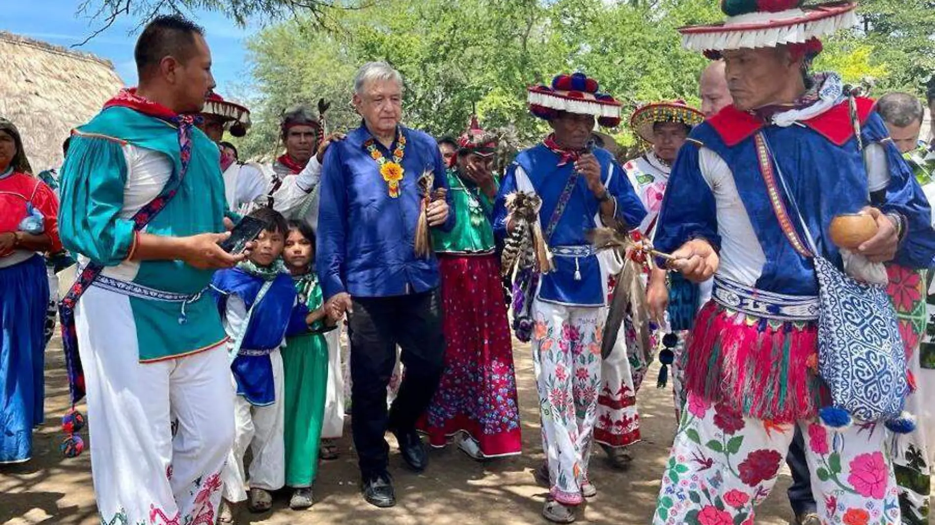 López Obrador visita Mezquitic